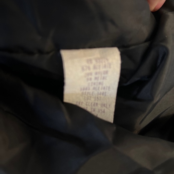 Ice Nine Vintage Geometrical Design Jacket Shoulder Pads Bomber Sz Small - Picture 10 of 10